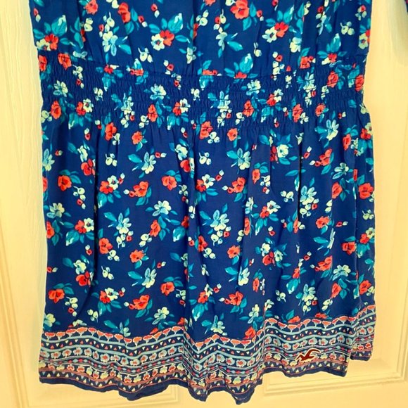 Hollister Floral Smocked-waist Boho Mini Dress - Picture 5 of 9